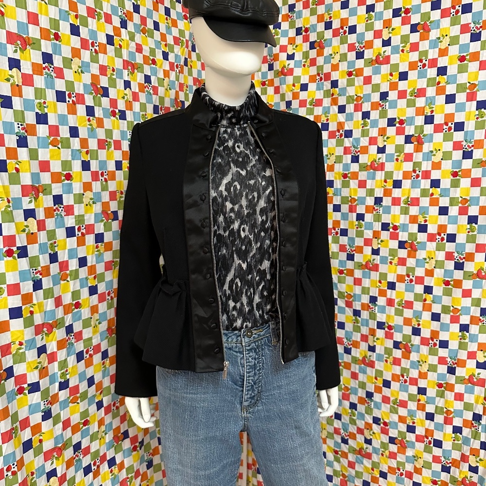 BCBGMaxAzria wool military jacket